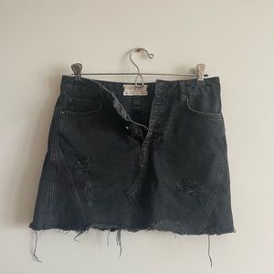 Free People Black Skirt